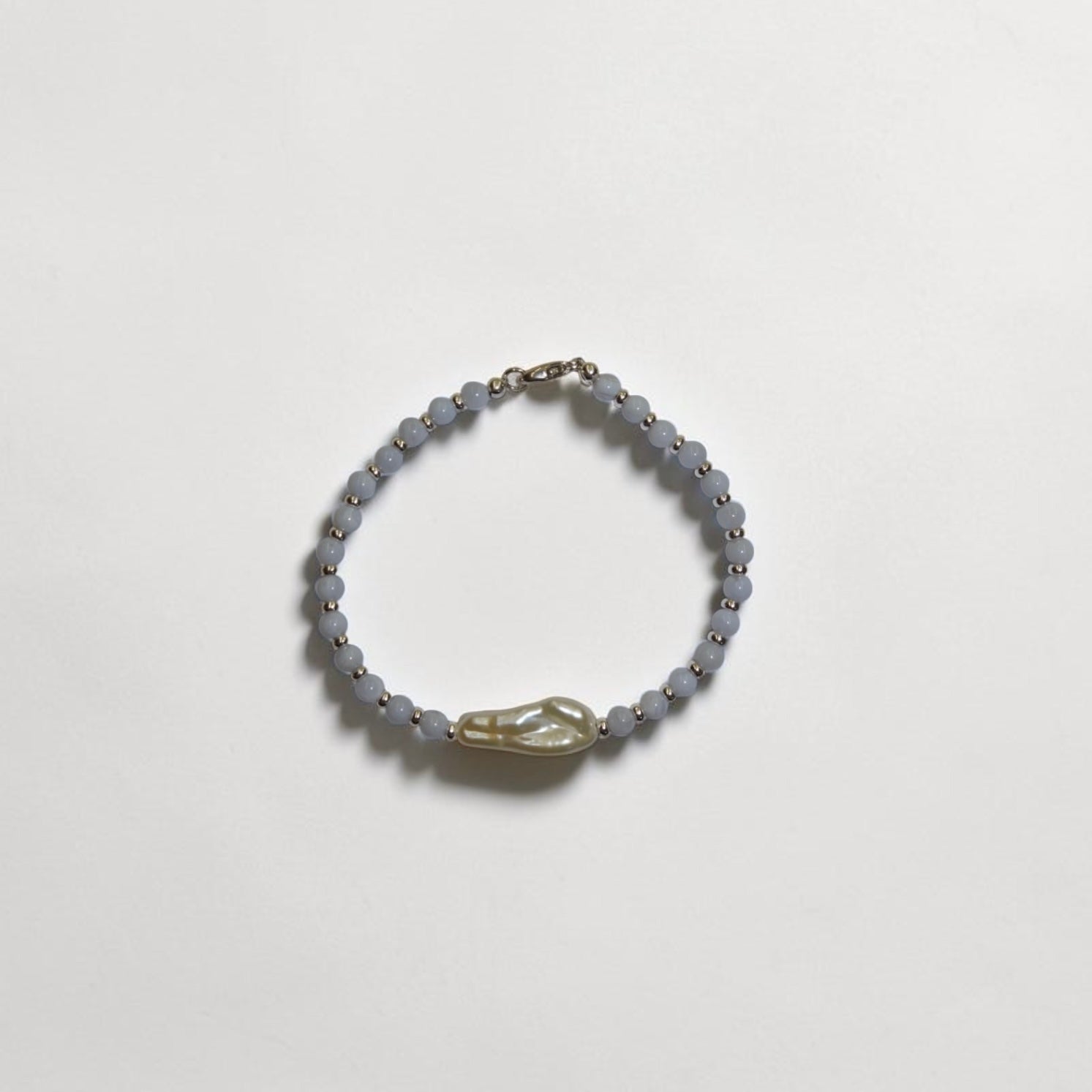 Arabella Aqua Biwa Pearl Bracelet