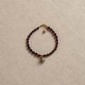 Alice Garnet Bracelet With Pearl Pendent