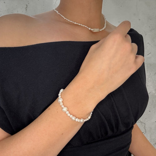 Ava Multi Pearl Bracelet