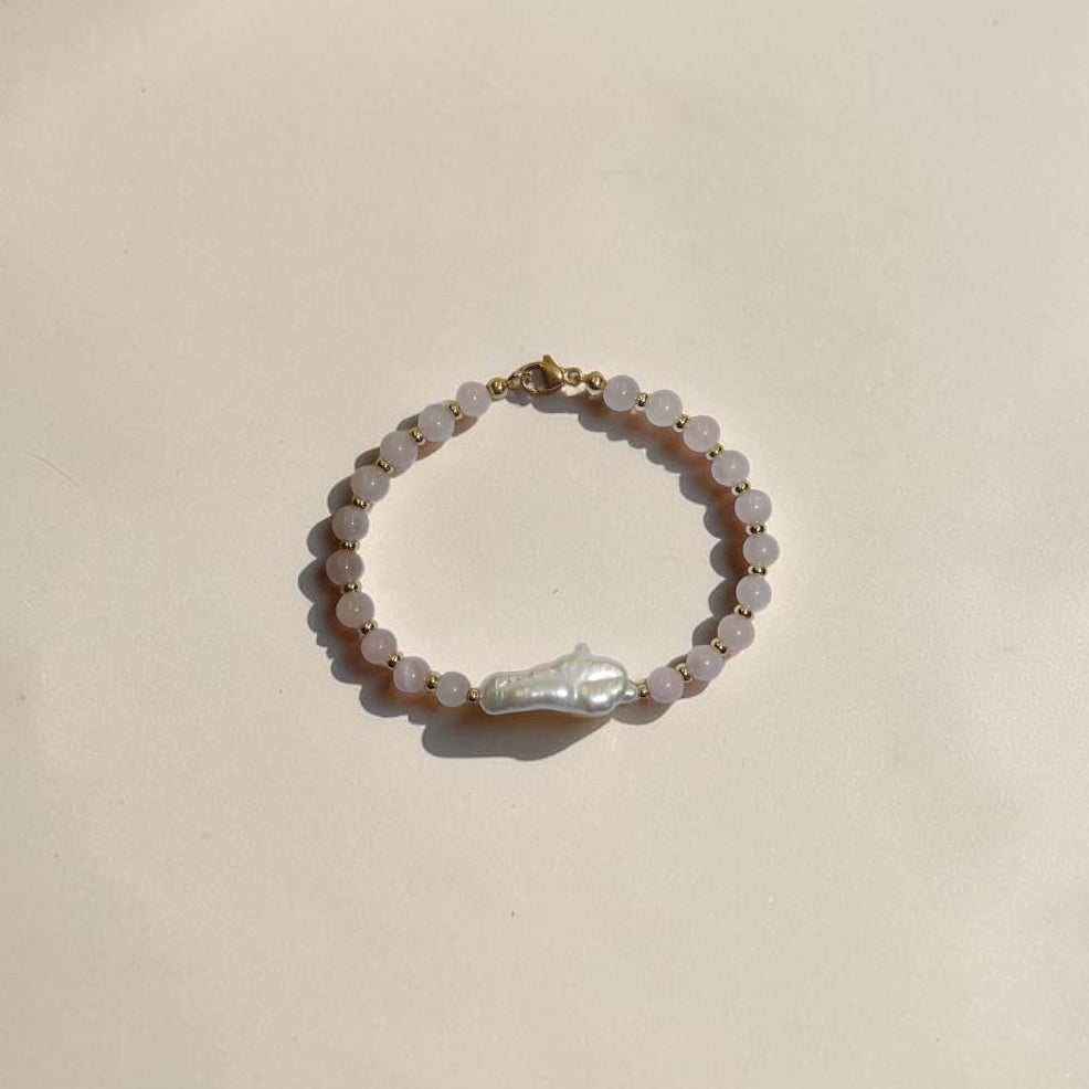 Emilia Pink Biwa Bracelet